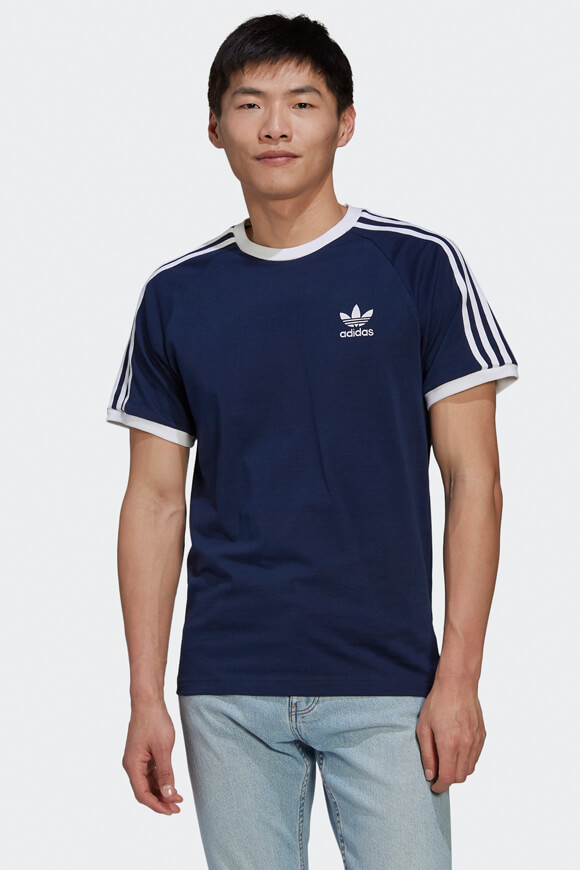 Adidas Originals Adicolor Classics 3-Stripes T-Shirt | Night Indigo | Herren  | L von Adidas Originals