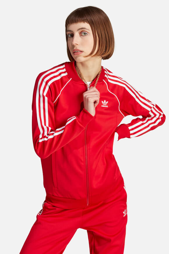 Adidas Originals Adicolor Classics Trainingsjacke | Better Scarlet | Damen  | L von Adidas Originals