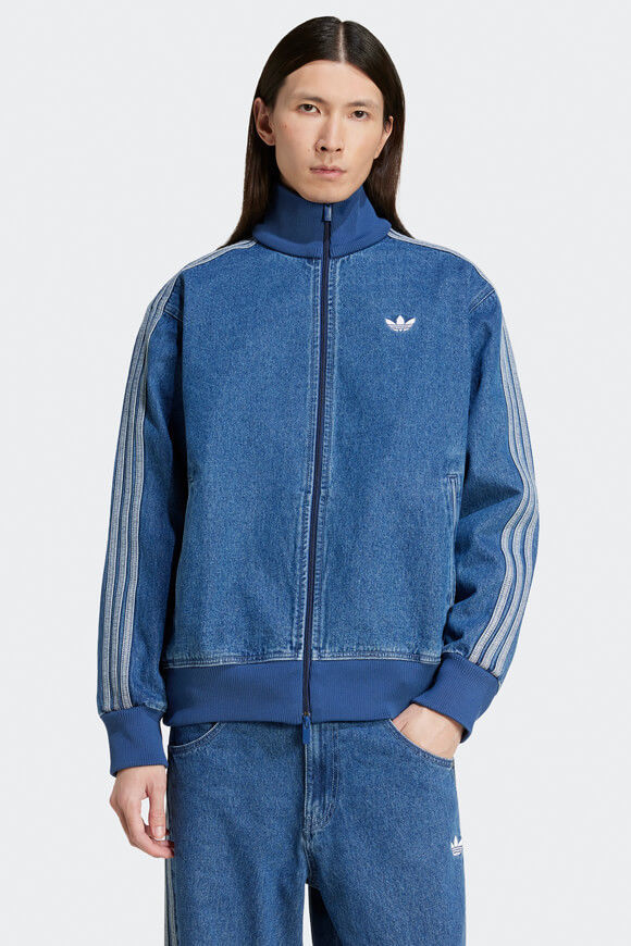Adidas Originals Adicolor Jeansjacke | Medium Blue Denim | Herren  | S von Adidas Originals