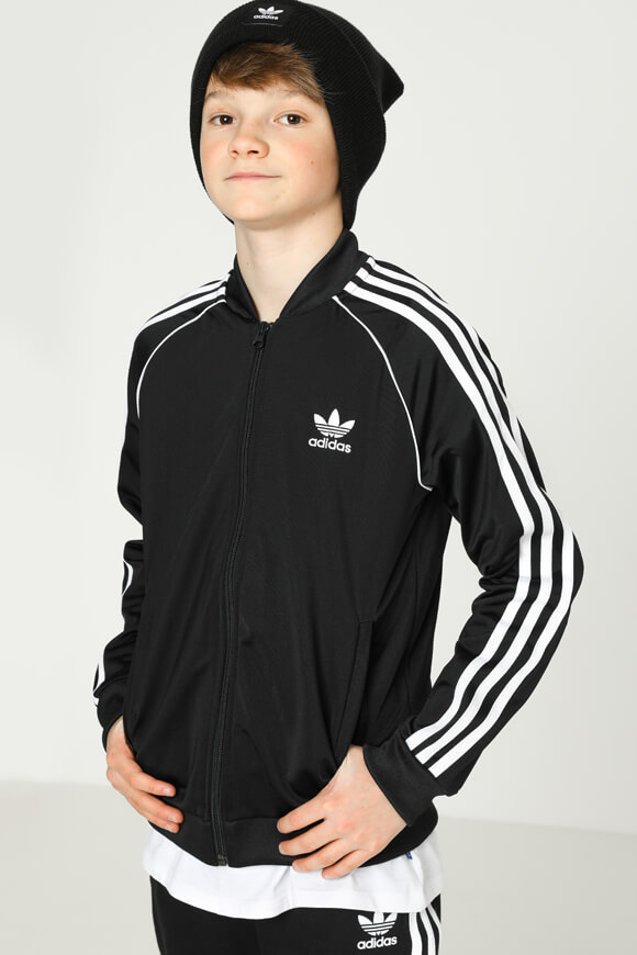 Adidas Originals Adicolor Superstar Trainingsjacke | Black | Jungen  | 140 von Adidas Originals