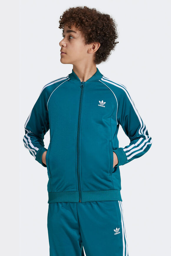 Adidas Originals Adicolor Superstar Trainingsjacke | Legacy Teal | Jungen  | 152 von Adidas Originals