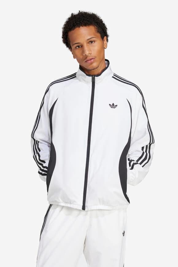 Adidas Originals Adicolor Teamgeist Trainingsjacke | White + Black | Herren  | L von Adidas Originals