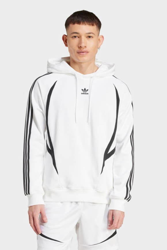 Adidas Originals Archive Kapuzensweatshirt | White + Black | Herren  | L von Adidas Originals