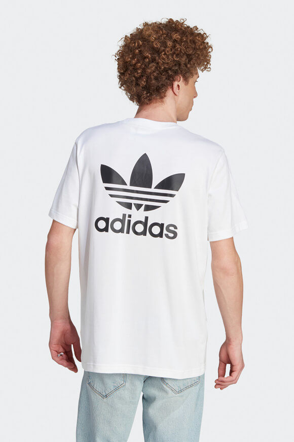 Adidas Originals B + F Trefoil Oversize T-Shirt | White + Black | Herren  | M von Adidas Originals