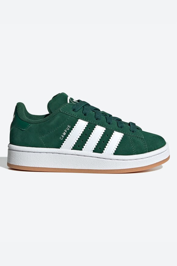 Adidas Originals Campus 00s Kids Sneaker | Dark Green + Footwear White + Gum | Jungen  | EU30 von Adidas Originals