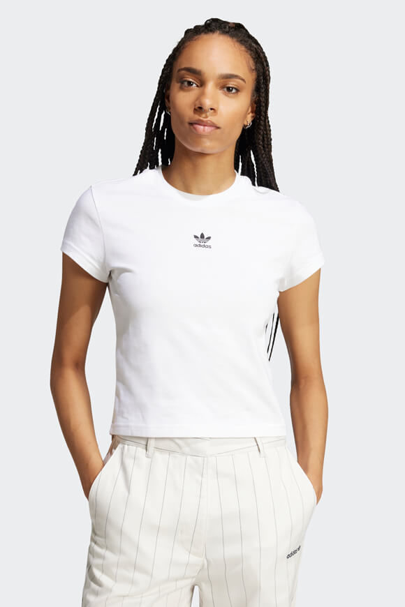 Adidas Originals Essentials T-Shirt | White | Damen  | L von Adidas Originals