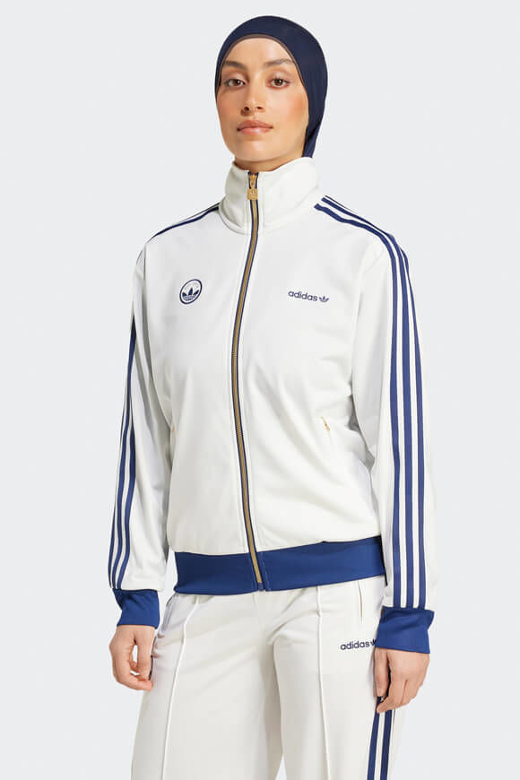 Adidas Originals Firebird Badge Oversize Trainingsjacke | Cloud White | Damen  | L von Adidas Originals