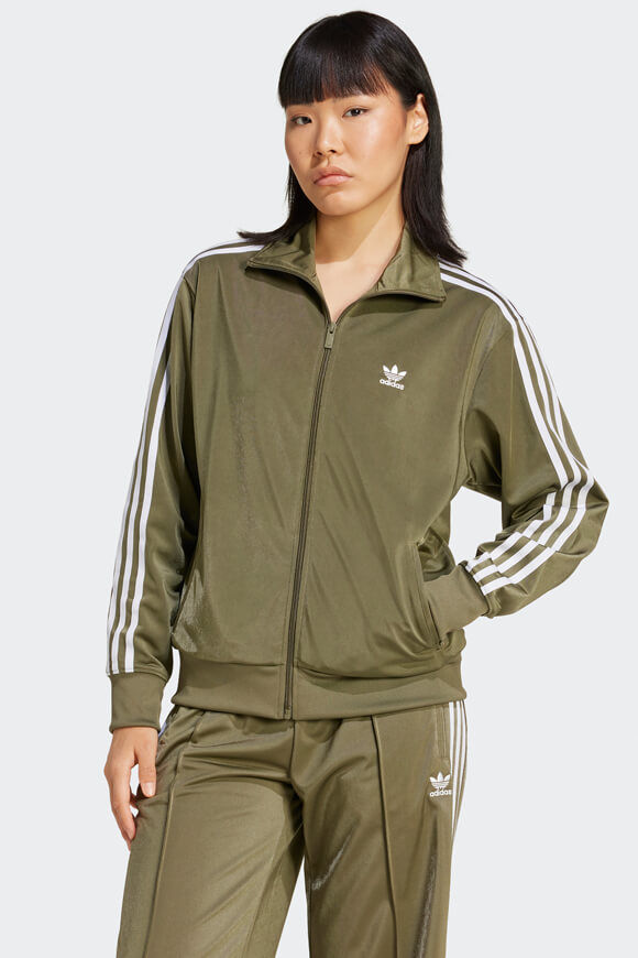 Adidas Originals Firebird Oversize Trainingsjacke | Olive Strata | Damen  | XS von Adidas Originals