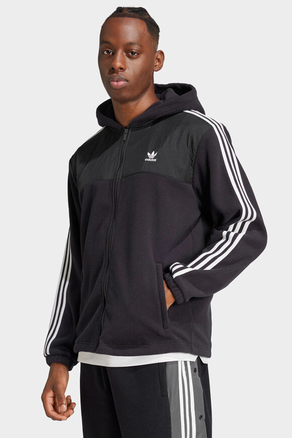 Adidas Originals Fleecejacke | Black | Herren  | L von Adidas Originals