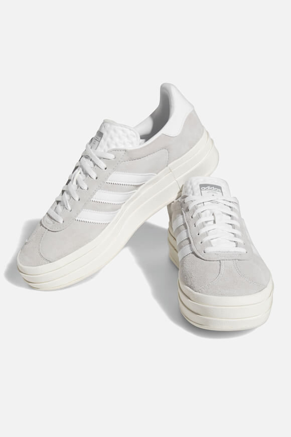 Adidas Originals Gazelle Bold Plateau Sneaker | Grey Two + Footwear White + Cloud White | Damen  | EU36 von Adidas Originals