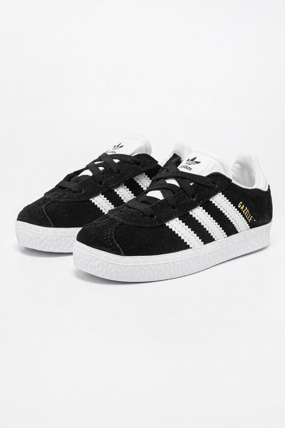 Adidas Originals Gazelle CF Baby Sneaker | Core Black + Cloud White | Baby  | EU22 von Adidas Originals