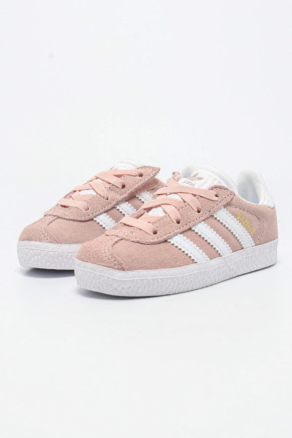 Adidas Originals Gazelle CF Baby Sneaker | Icey Pink + Cloud White + Gold Metallic | Baby  | EU22 von Adidas Originals