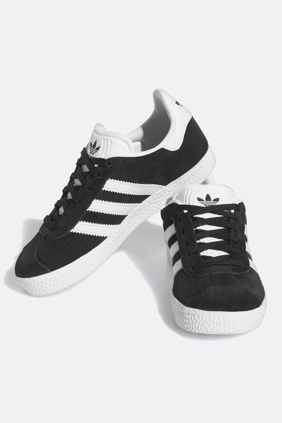 Adidas Originals Gazelle Kids Sneaker | Core Black + Footwear White + Gold Metallic | Jungen  | EU32 von Adidas Originals