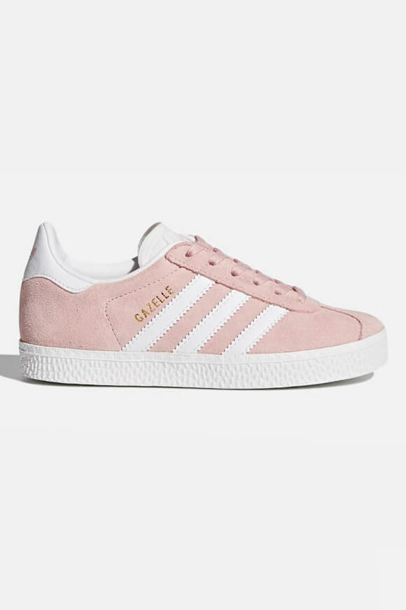 Adidas Originals Gazelle Kids Sneaker | Icey Pink + Cloud White + Gold Metallic | Mädchen  | EU33 von Adidas Originals