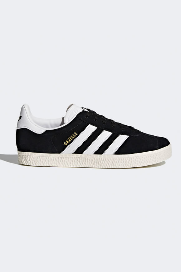 Adidas Originals Gazelle Sneaker | Core Black + Footwear White + Gold Metallic | Jungen  | EU36 2/3 von Adidas Originals