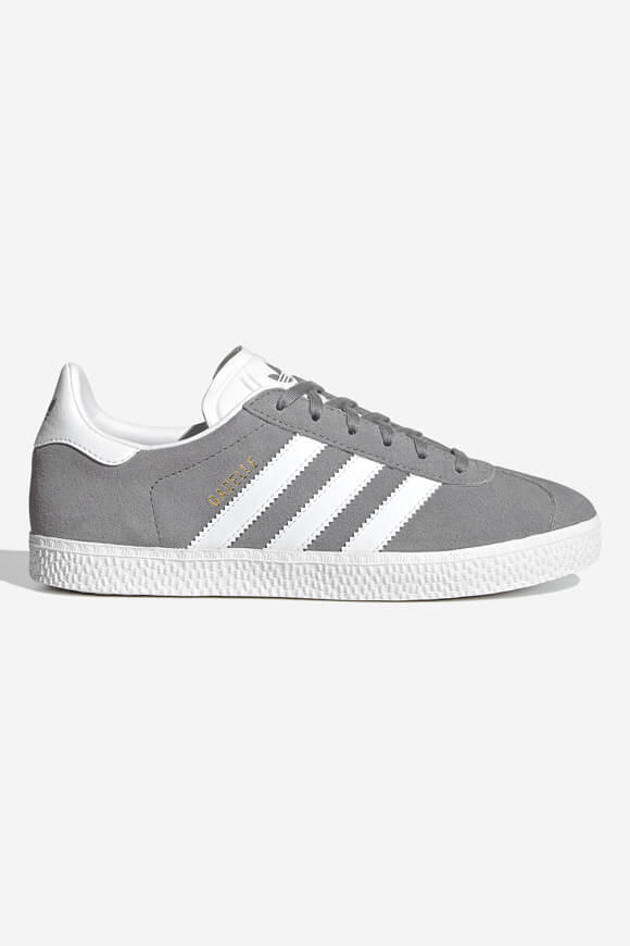 Adidas Originals Gazelle Sneaker | Grey Three + Footwear White + Gold Metallic | Jungen  | EU36 2/3 von Adidas Originals