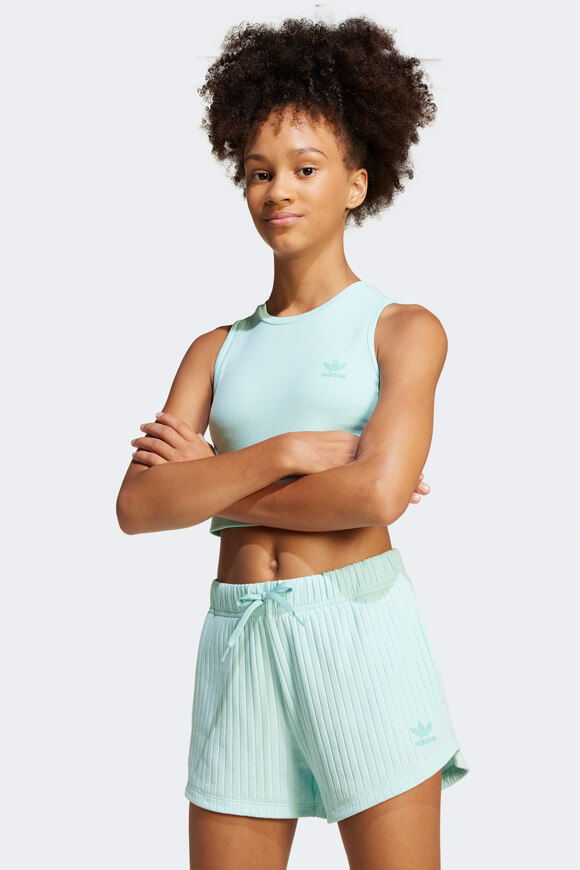 Adidas Originals Geripptes Crop Tanktop | Semi Flash Aqua | Mädchen | 140 Adidas Originals Geripptes Crop Tanktop | Semi Flash Aqua | Mädchen | 140 von Adidas Originals