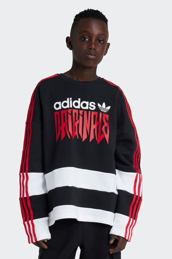 Adidas Originals Graphic Oversize Sweatshirt | Black | Jungen  | 152 von Adidas Originals