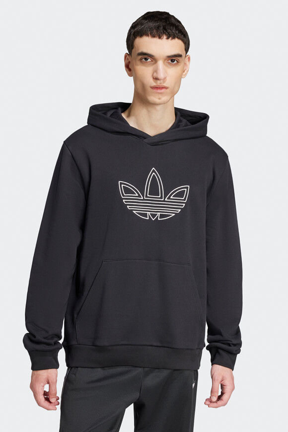 Adidas Originals Kapuzensweatshirt | Black | Herren  | L von Adidas Originals