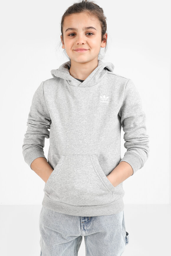 Adidas Originals Kapuzensweatshirt | Grau meliert | Jungen  | 140 von Adidas Originals