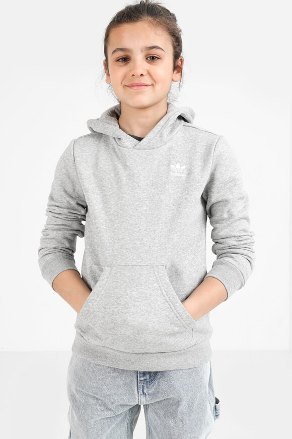 Adidas Originals Kapuzensweatshirt | Grau meliert | Jungen  | 164 von Adidas Originals