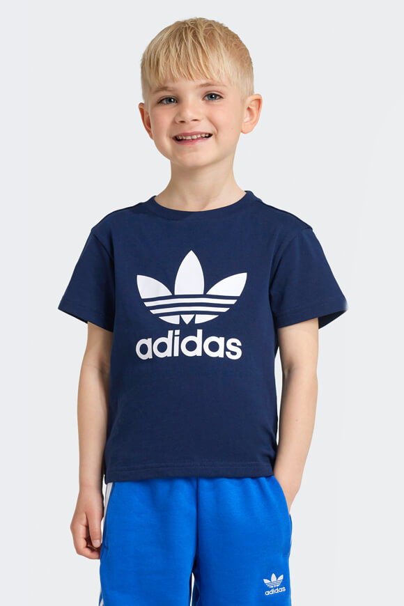 Adidas Originals Kids T-Shirt | Night Indigo | Jungen  | 116 von Adidas Originals
