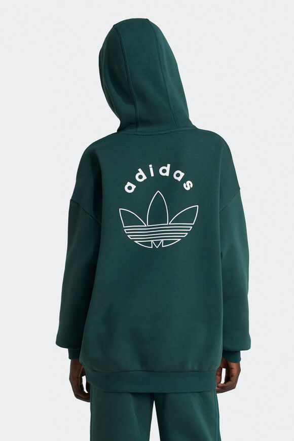 Adidas Originals Oversize Kapuzensweatshirt | Mineral Green | Jungen  | 152 von Adidas Originals