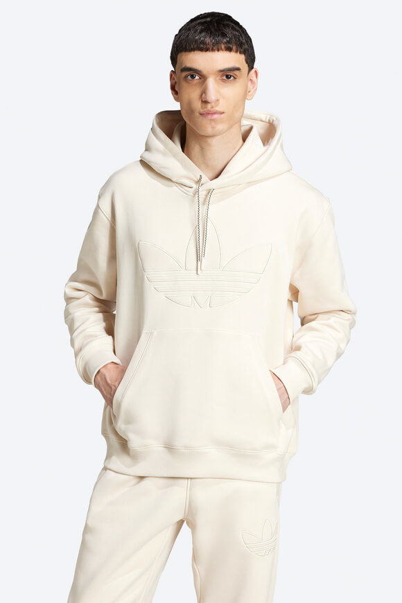 Adidas Originals Oversize Kapuzensweatshirt | Wonder White | Herren  | L von Adidas Originals