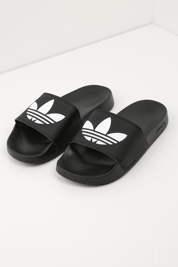 Adidas Originals Pantoletten | Black + White | Herren  | EU40 1/2 von Adidas Originals