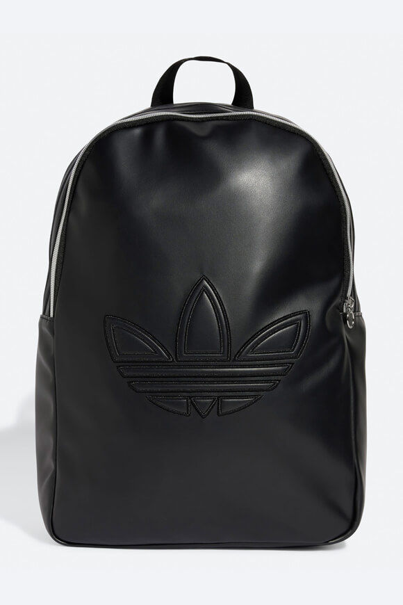 Adidas Originals Polyurethane Trefoil Outline Rucksack | Black | unisex  | Einheitsgroesse von Adidas Originals