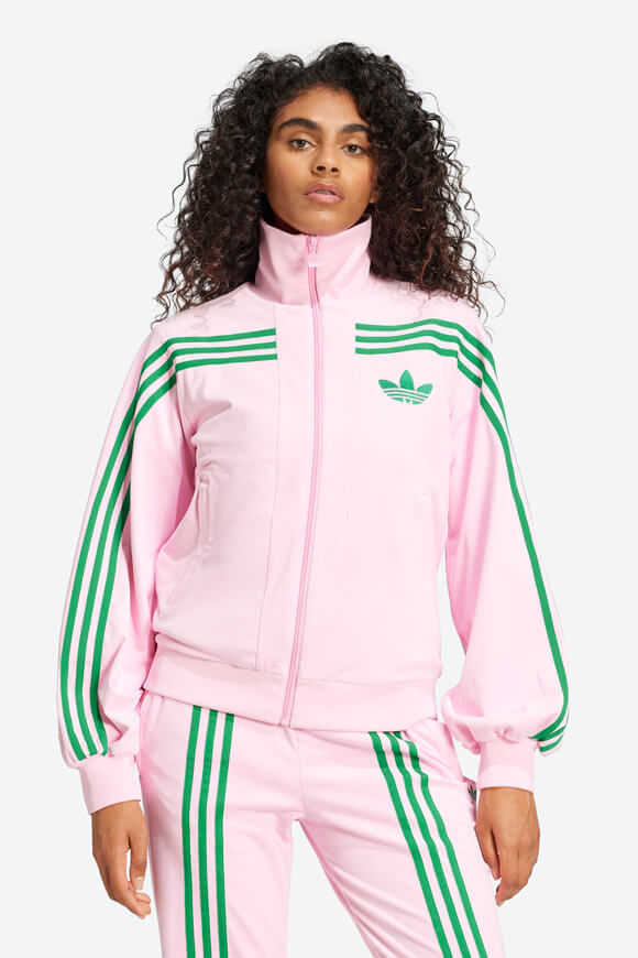 Adidas Originals Samt Jacke | True Pink | Damen  | M von Adidas Originals