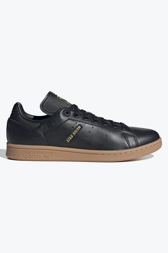 Adidas Originals Stan Smith Sneaker | Core Black + Gum | unisex  | EU39 1/3 von Adidas Originals