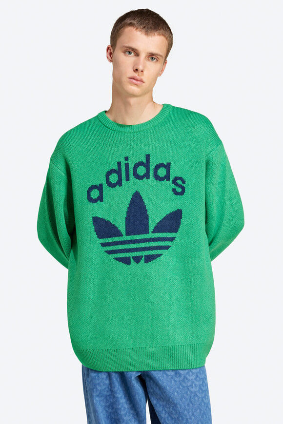 Adidas Originals Strickpullover | Green + Night Indigo | Herren | M Adidas Originals Strickpullover | Green + Night Indigo | Herren | M von Adidas Originals