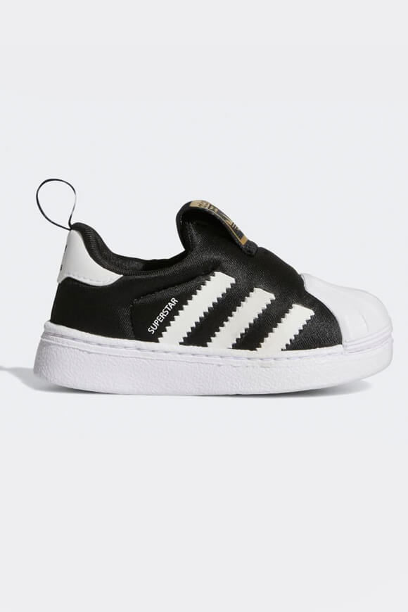 Adidas Originals Superstar 360 Baby Sneaker | Core Black + Cloud White + Gold Metallic | Baby  | EU22 von Adidas Originals