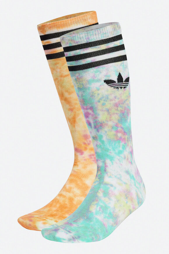 Adidas Originals Tie-Dyed Doppelpack Socken | Mehrfarbig | unisex  | EU37-39 von Adidas Originals