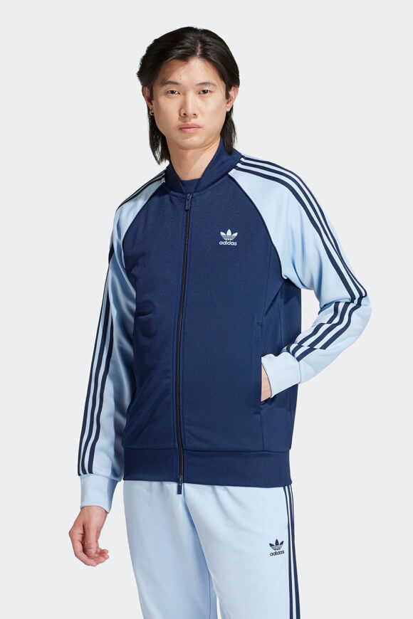 Adidas Originals Trainingsjacke | Clear Sky + Night Indigo | Herren  | S von Adidas Originals