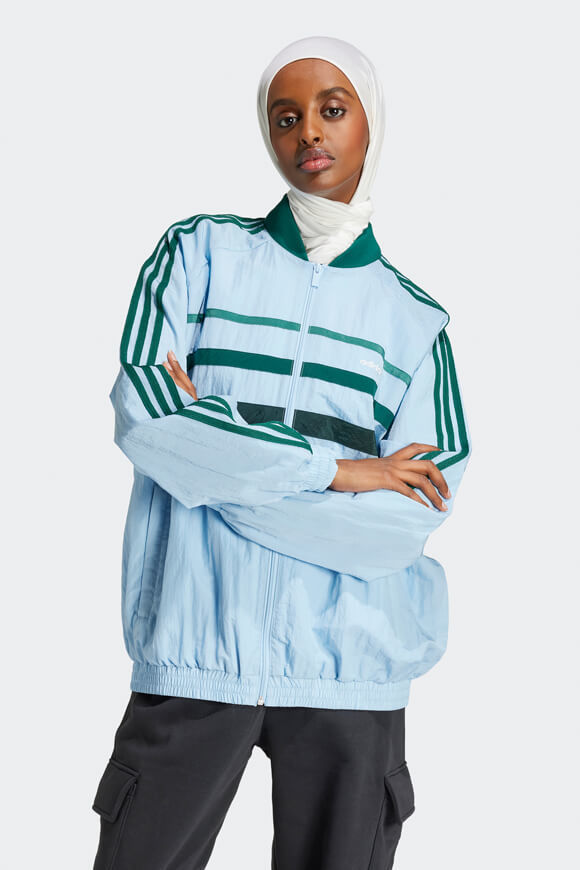 Adidas Originals Trainingsjacke | Clear Sky | Damen  | M von Adidas Originals