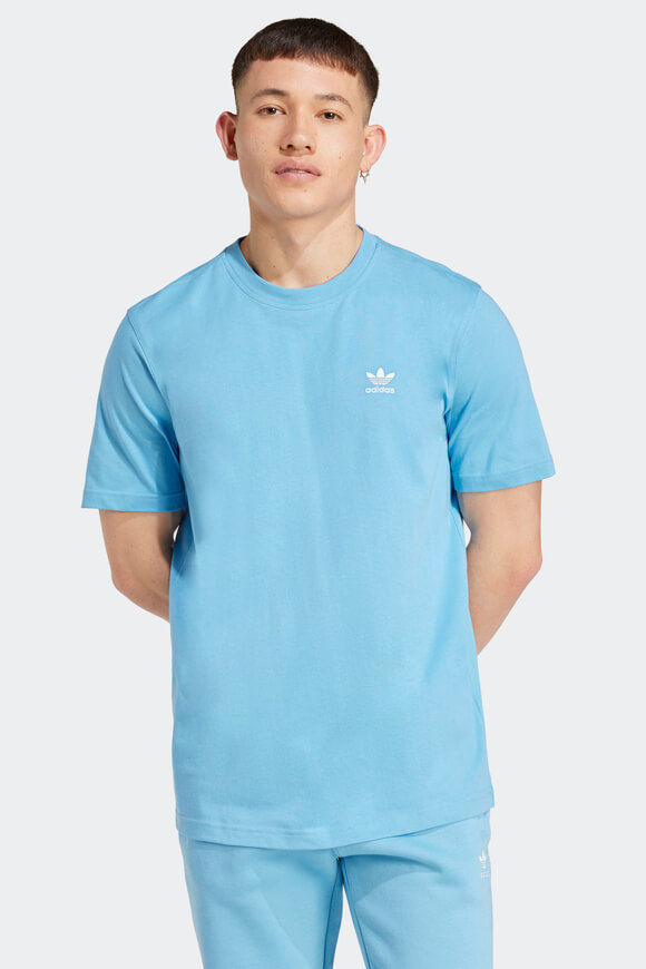 Adidas Originals Trefoil Essentials T-Shirt | Light Blue | Herren  | L von Adidas Originals