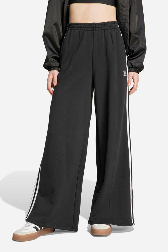 Adidas Originals Wide Leg Sweathose | Black | Damen  | L von Adidas Originals