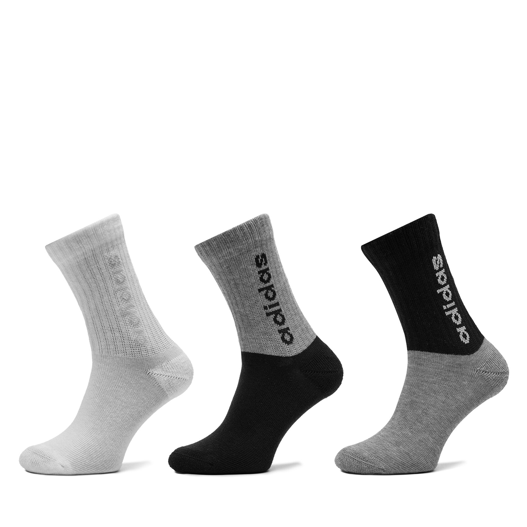 3er-Set hohe Kindersocken adidas Linear IS0102 Bunt von Adidas