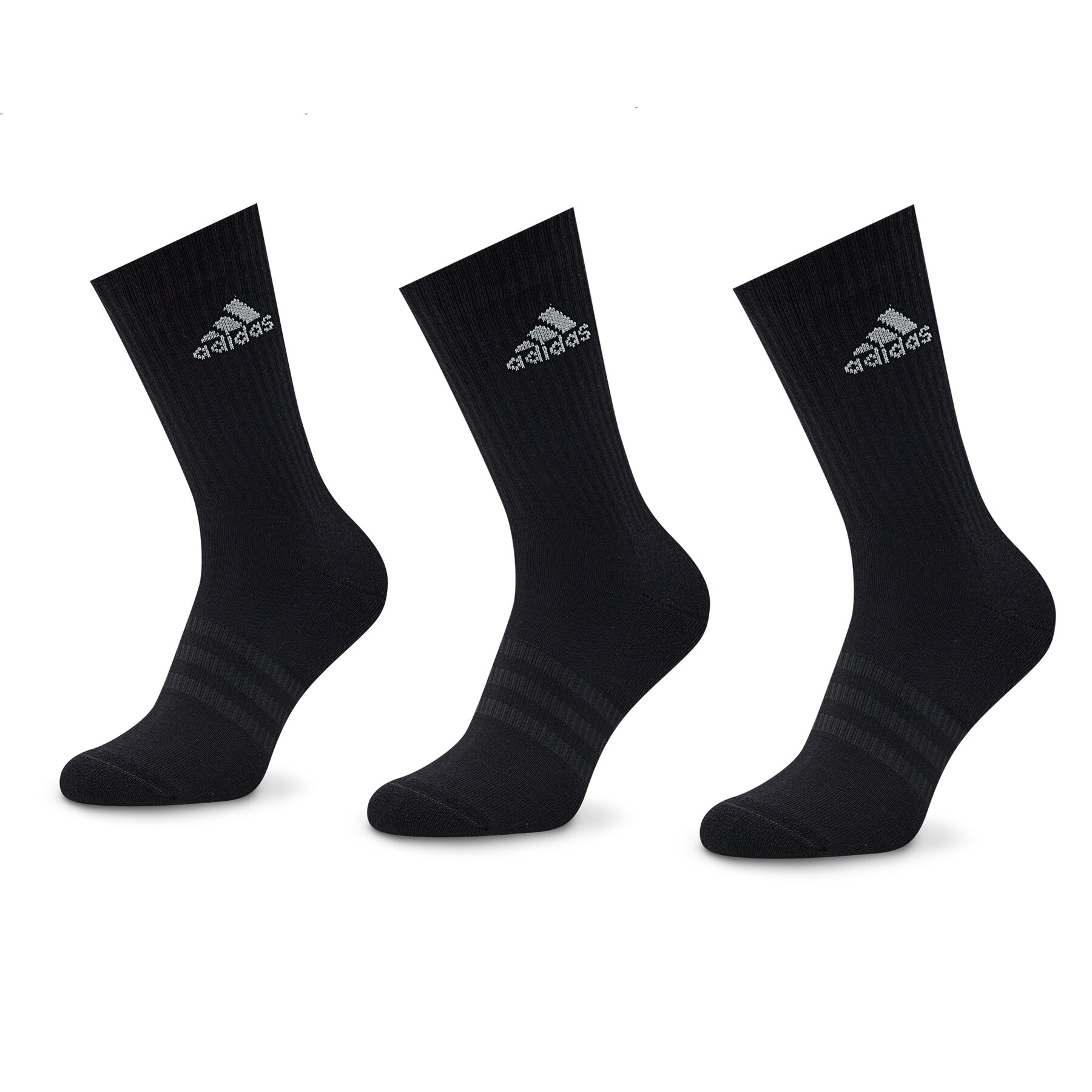 Hohe Unisex-Socken adidas Cushioned Crew Socks 3 Pairs IC1310 Schwarz von Adidas