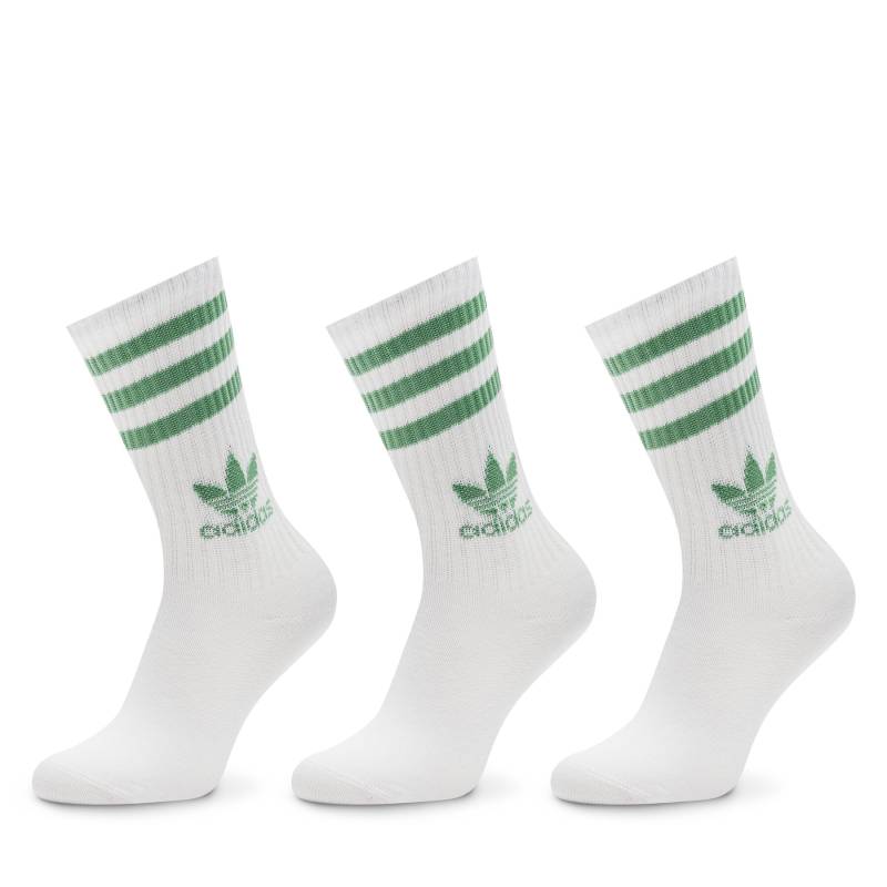 3er-Set hohe Unisex-Socken adidas JF6356 Weiß von Adidas