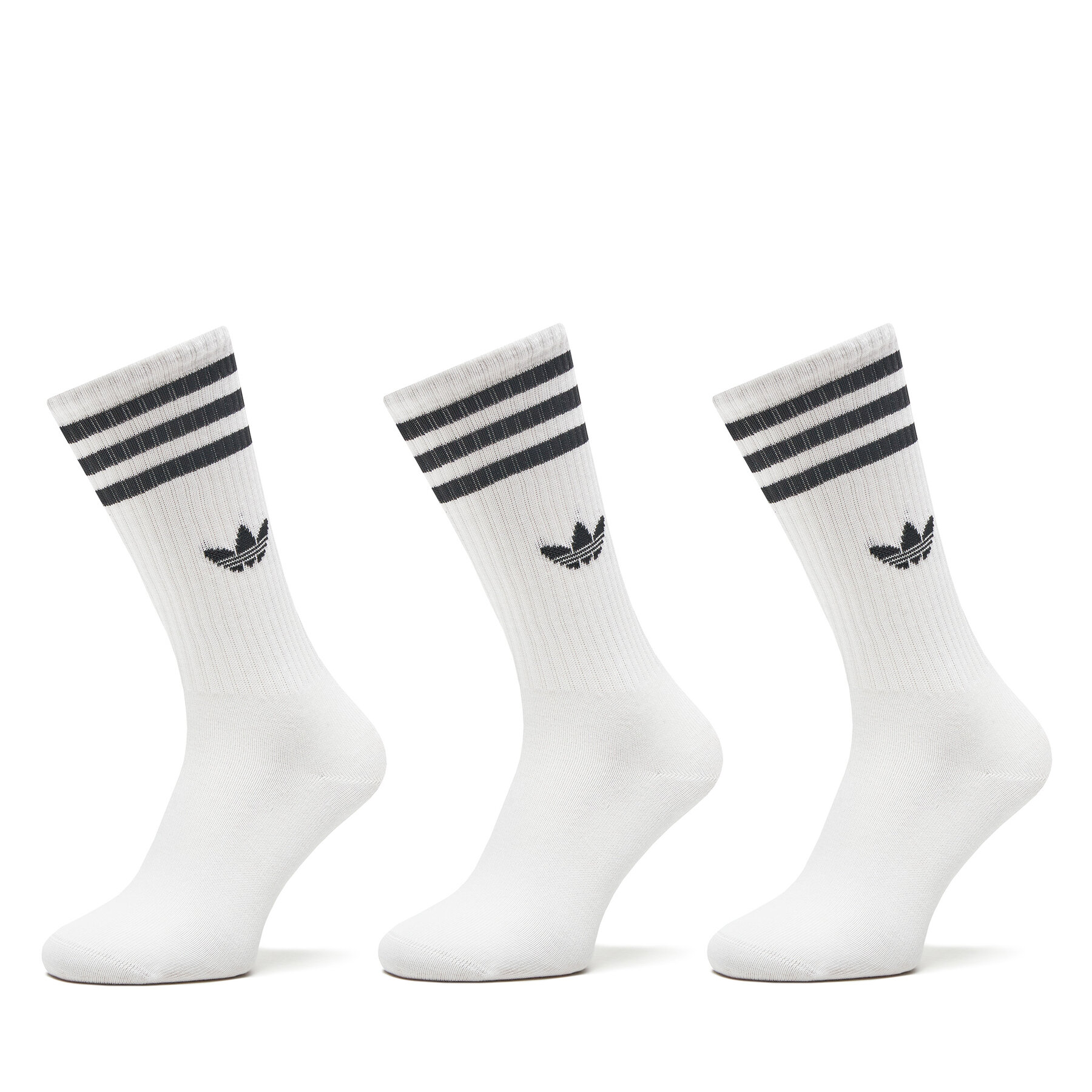 3er-Set hohe Unisex-Socken adidas Solid Crew IJ0734 Weiß 3er-Set hohe Unisex-Socken adidas Solid Crew IJ0734 Weiß von Adidas