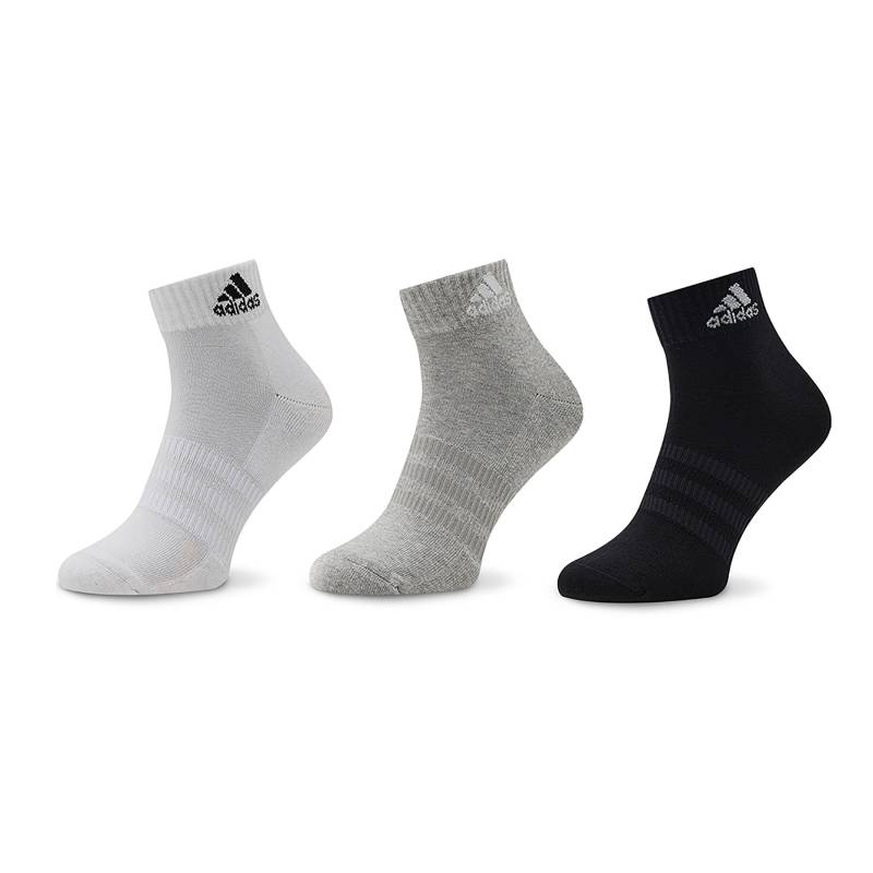 Niedrige Unisex Socken adidas Cushioned Sportswear Ankle Socks 3 Pairs IC1281 Grau von Adidas