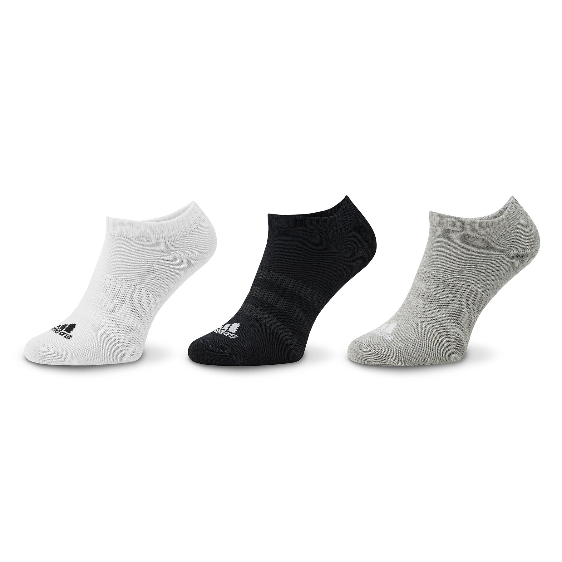 Unisex-Sneakersocken adidas Thin and Light Sportswear Low-Cut Socks 3 Pairs IC1337 Grau von Adidas