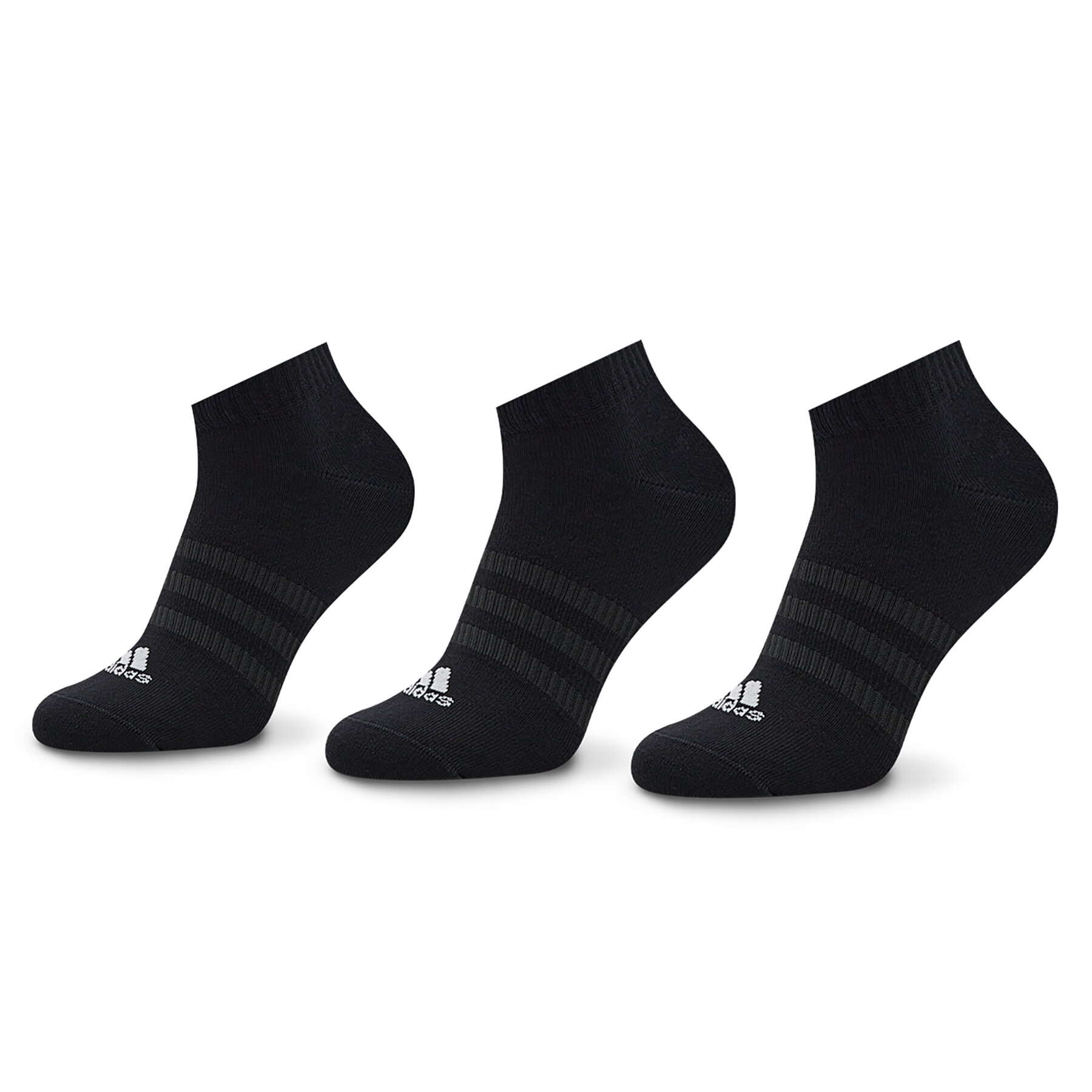 Unisex-Sneakersocken adidas Thin and Light Sportswear Low-Cut Socks 3 Pairs IC1336 Schwarz von Adidas