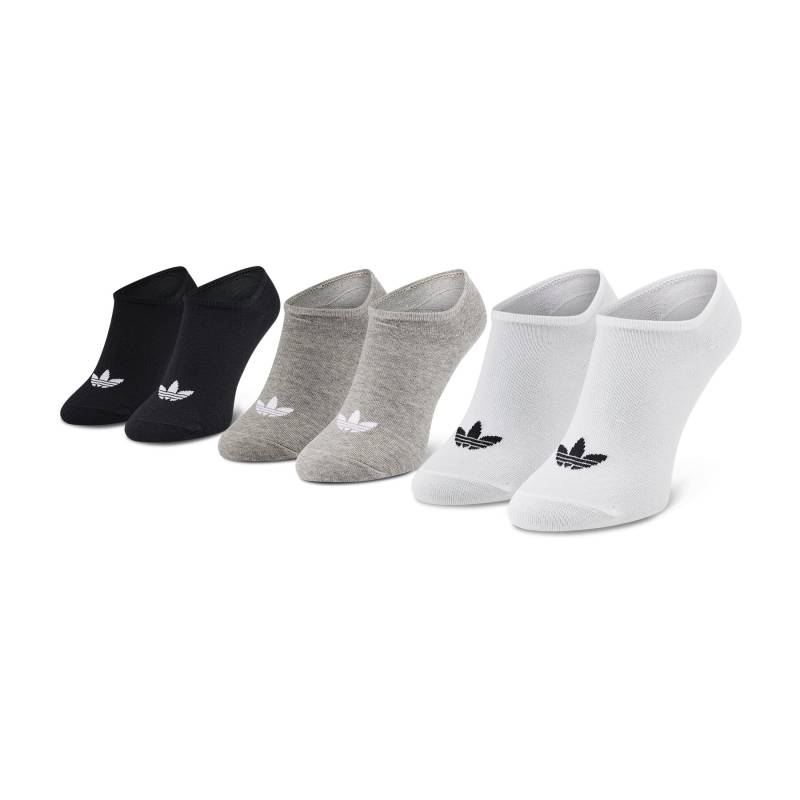 3er-Set niedrige Unisex-Socken adidas Trefoil Liner FT8524 Weiß von Adidas