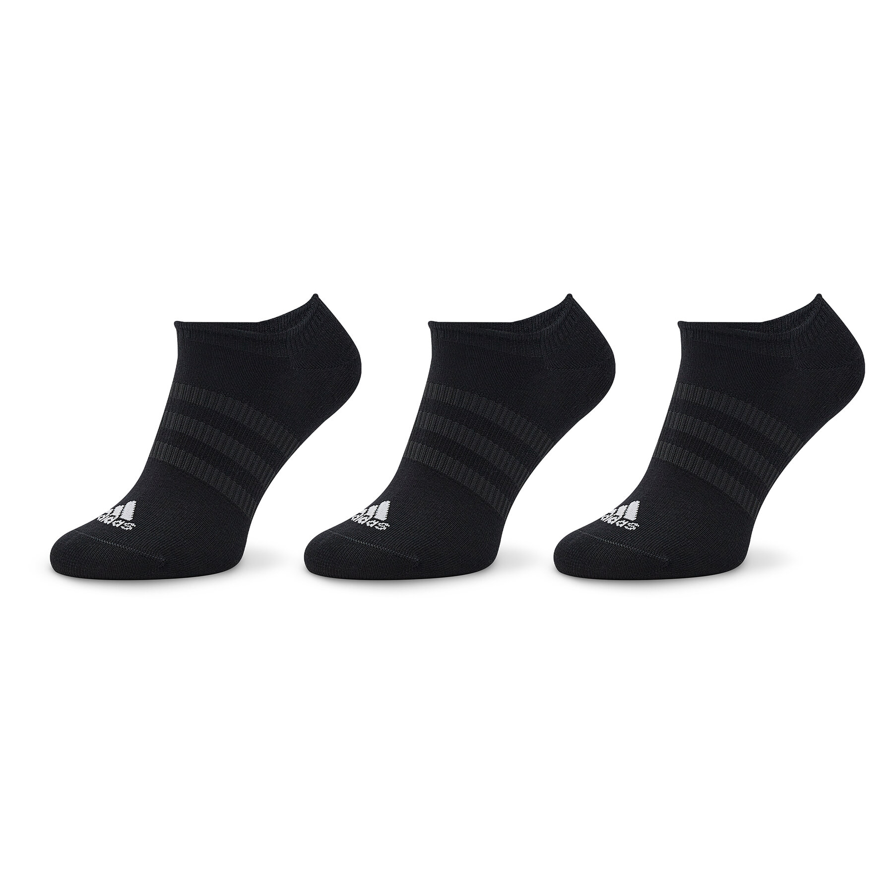 Unisex-Sneakersocken adidas Thin and Light No-Show Socks 3 Pairs IC1327 Schwarz von Adidas