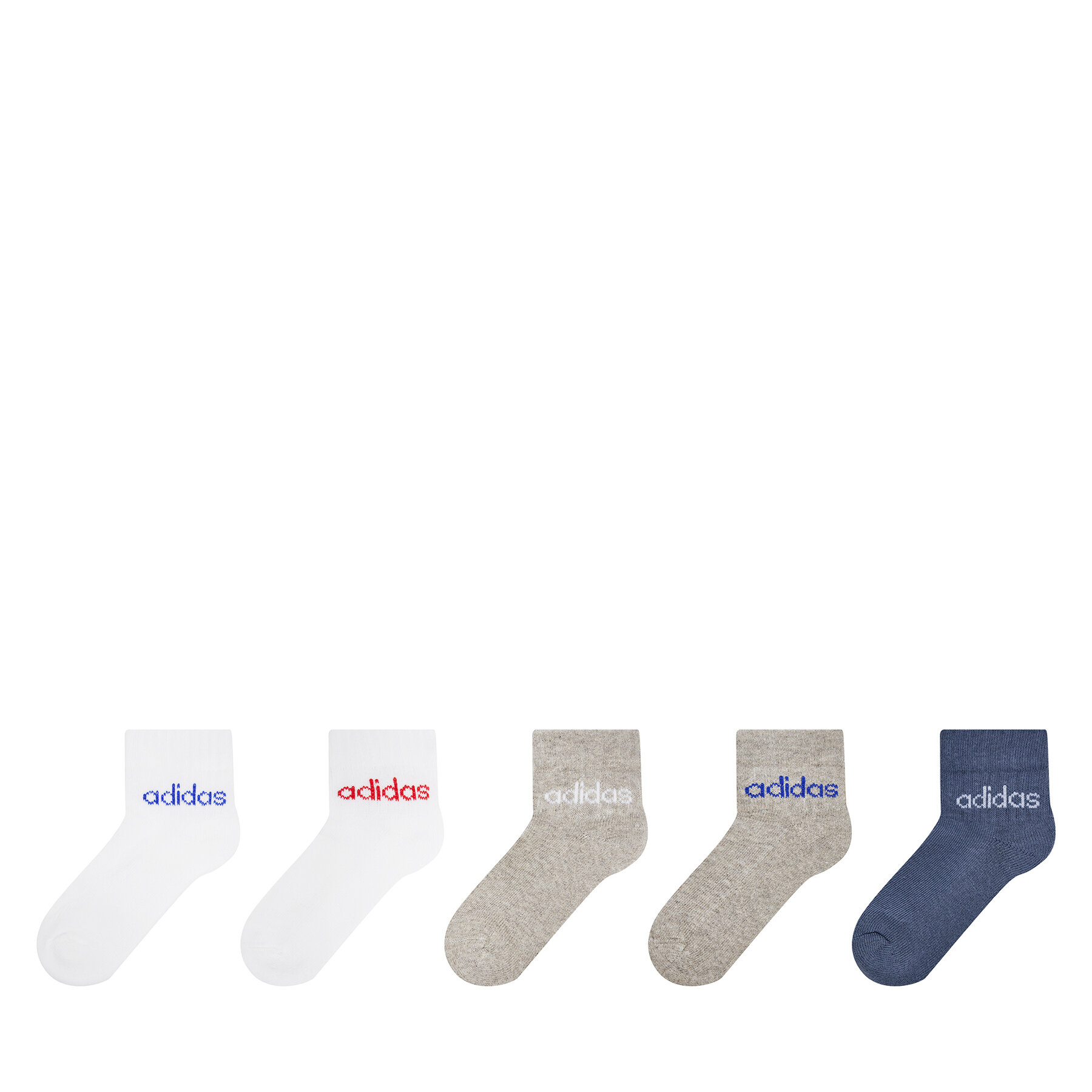 5er-Set hohe Kindersocken adidas Linear IR8230 Bunt von Adidas