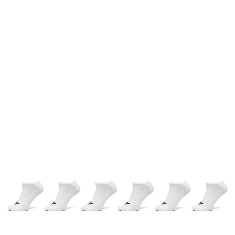 6er-Set niedrige Unisex-Socken adidas Trefoil Liner IJ5623 Weiß von Adidas